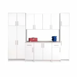 Prepac Elite 9-Piece Storage Set - 112-in - White -Prepac Shop 330768960 MainImage 001