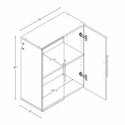 Prepac HangUps Upper Storage Cabinet - 24-in - White 12 Prepac HangUps Upper Storage Cabinet - 24-in - White -Prepac Shop 330768974 AlternateImage6