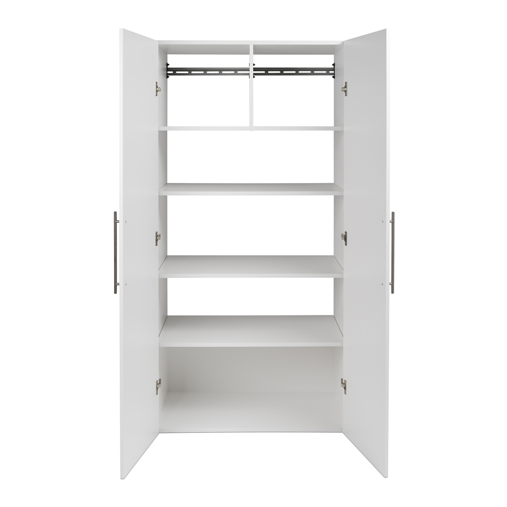 Prepac HangUps 3-Piece Storage Cabinet Set - 108-in - White 4 Prepac HangUps 3-Piece Storage Cabinet Set - 108-in - White - Image 2