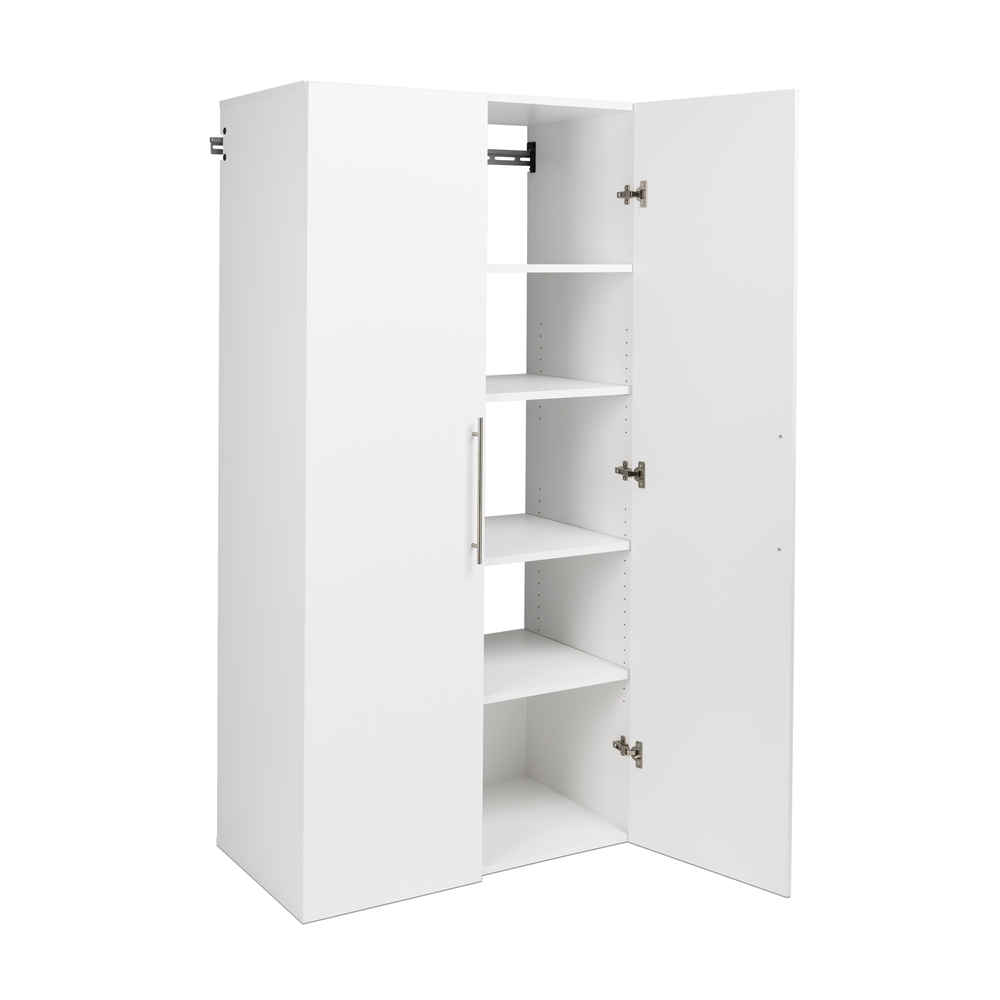 Prepac HangUps 3-Piece Storage Cabinet Set - 108-in - White 11 Prepac HangUps 3-Piece Storage Cabinet Set - 108-in - White - Image 9