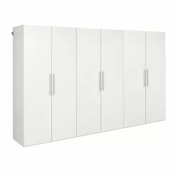 Prepac HangUps 3-Piece Storage Cabinet Set - 108-in - White 14 Prepac HangUps 3-Piece Storage Cabinet Set - 108-in - White -Prepac Shop 330768979 MainImage frCA