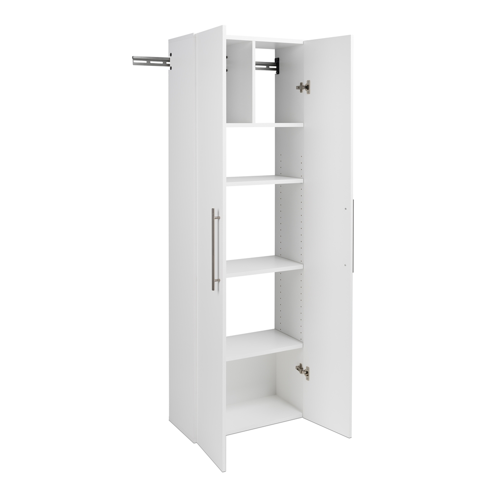 Prepac HangUps Large Storage Cabinet - 24-in - White 6 Prepac HangUps Large Storage Cabinet - 24-in - White - Image 4
