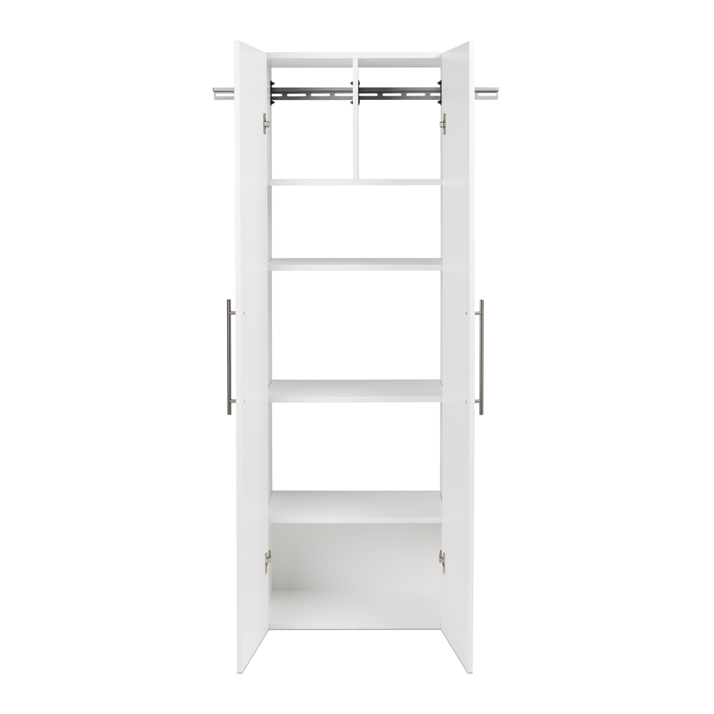 Prepac HangUps Large Storage Cabinet - 24-in - White 4 Prepac HangUps Large Storage Cabinet - 24-in - White - Image 2