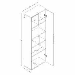 Prepac HangUps Large Storage Cabinet - 24-in - White 13 Prepac HangUps Large Storage Cabinet - 24-in - White -Prepac Shop 330768981 AlternateImage6