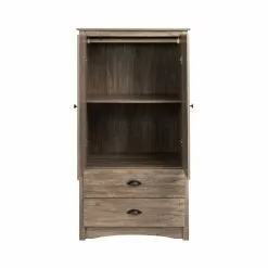 Prepac Salt Spring Armoire - 58-in X 31-in - Drifted Gray -Prepac Shop 330768987 AlternateImage5