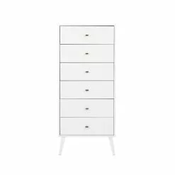 Prepac Milo Tall 6-Drawer Chest - White -Prepac Shop 330768992 AlternateImage2