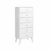Prepac Milo Tall 6-Drawer Chest - White -Prepac Shop 330768992 MainImage 001