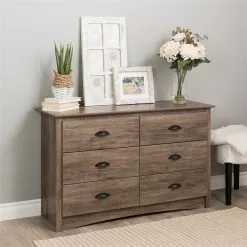 Prepac Salt Spring Kids 6-Drawer Dresser - Drifted Gray -Prepac Shop 330768993 AlternateImage2