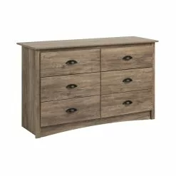 Prepac Salt Spring Kids 6-Drawer Dresser - Drifted Gray -Prepac Shop 330768993 AlternateImage3