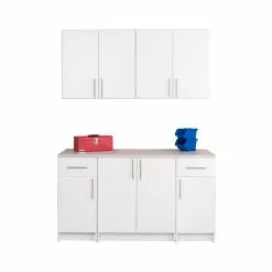 Prepac Elite 5-Piece Storage Set - 64-in - White -Prepac Shop 330768999 MainImage 001