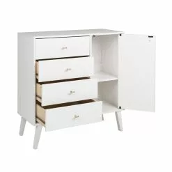 Prepac Milo 4-Drawer Chest With Door - White 13 Prepac Milo 4-Drawer Chest With Door - White -Prepac Shop 330769001 AlternateImage6