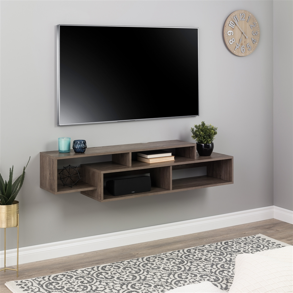 Prepac Drifted Gray Wall-Mounted Console 8 Prepac Drifted Gray Wall-Mounted Console - Image 6