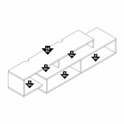 Prepac White Wall-Mounted Console -Prepac Shop 330781043 AlternateImage8