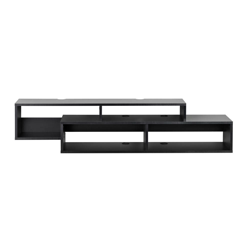 Prepac Black Wall-Mounted Console 6 Prepac Black Wall-Mounted Console - Image 4