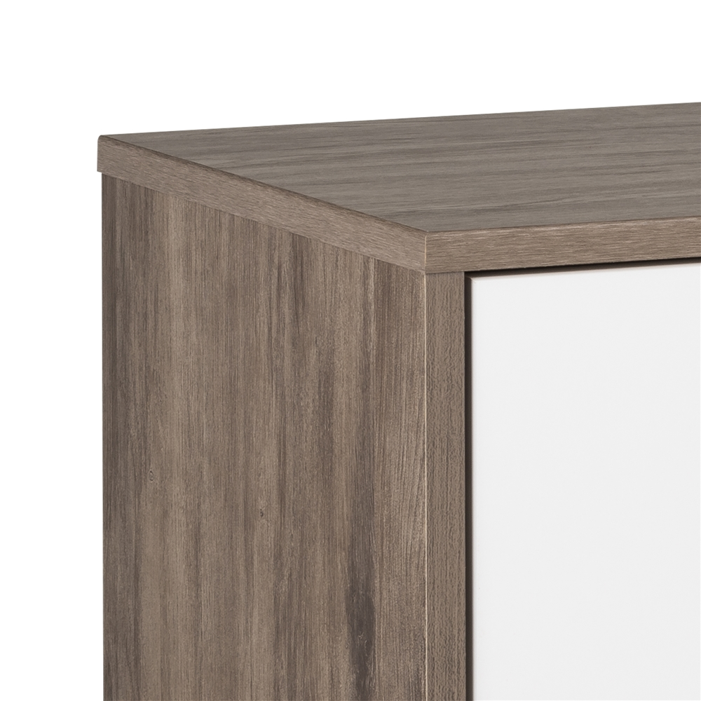 Prepac Milo Drifted Grey/white 6-drawer Double Dresser 4 Prepac Milo Drifted Grey/white 6-drawer Double Dresser - Image 2