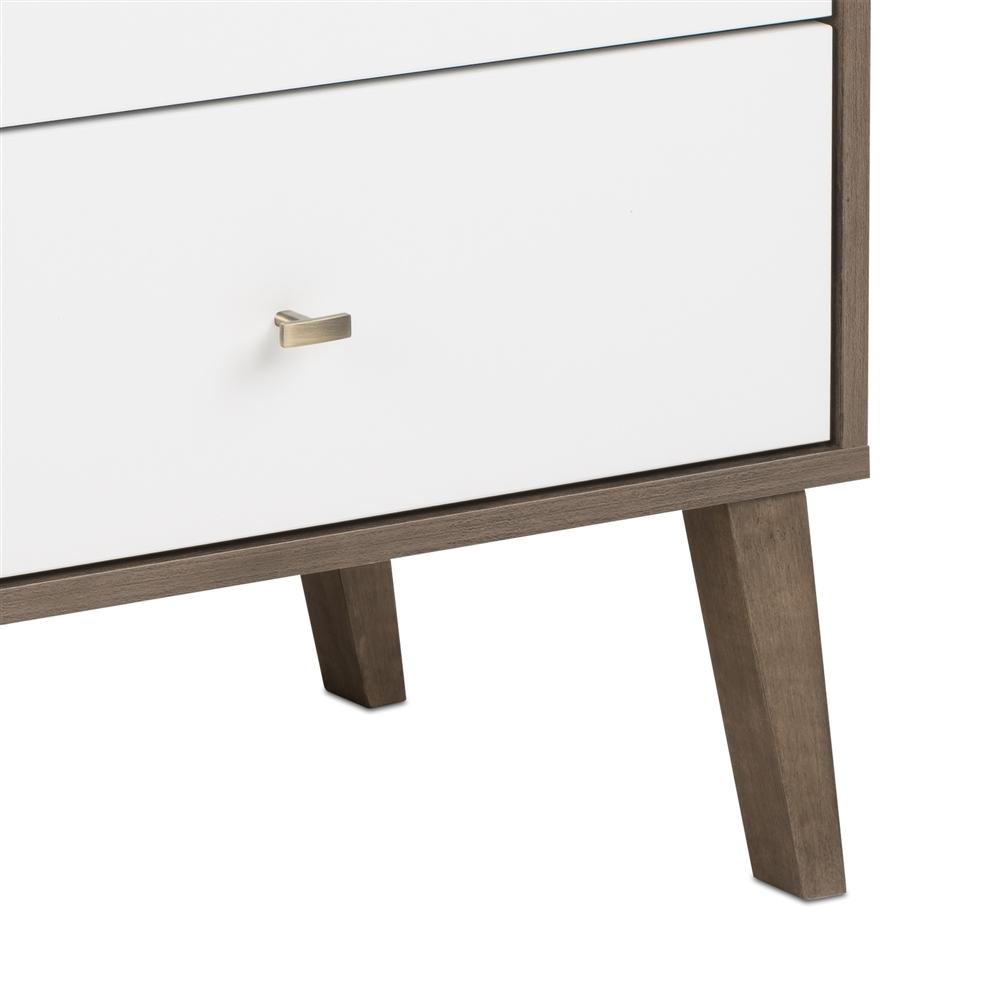 Prepac Milo Drifted Grey/white 6-drawer Double Dresser 9 Prepac Milo Drifted Grey/white 6-drawer Double Dresser - Image 7