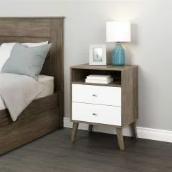 Prepac Milo Drifted Grey/White Nightstand -Prepac Shop 330847757 AlternateImage2