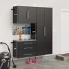 Prepac HangUps 60-in X 72-in Black Composite Wood - Storage Set B (3-Pack) 2 Prepac HangUps 60-in X 72-in Black Composite Wood - Storage Set B (3-Pack) -Prepac Shop 330915422 AlternateImage2