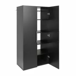 Prepac HangUps 36-in X 72-in Black Composite Wood Large Storage Cabinet -Prepac Shop 330915423 AlternateImage5