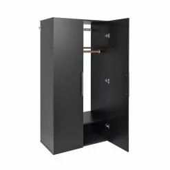 Prepac HangUps 36-in X 72-in Black Composite Wood Wardrobe -Prepac Shop 330915426 AlternateImage5