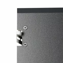 Prepac HangUps 36-in X 72-in Black Composite Wood Wardrobe