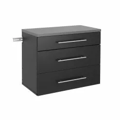 Prepac HangUps 30-in X 24-in Black Composite Wood Drawer Base Storage Cabinet -Prepac Shop 330915427 MainImage 001