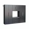 Prepac HangUps 90-in X 72-in Black Composite Wood - Storage Set G (4-Pack) 2 Prepac HangUps 90-in X 72-in Black Composite Wood - Storage Set G (4-Pack) -Prepac Shop 330915430 MainImage 001