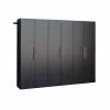 Prepac HangUps 90-in X 72-in Black Composite Wood - Storage Set J (3-Pack)