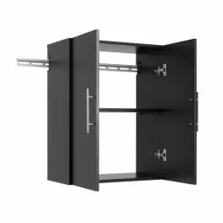 Prepac HangUps 24-in X 72-in Black Composite Wood Upper Storage Cabinet -Prepac Shop 330915435 AlternateImage1