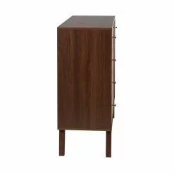 Prepac Milo Cherry Pine Contemporary 4-Drawer Chest With Side Cabinet -Prepac Shop 330928838 AlternateImage4