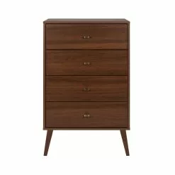 Prepac Milo Cherry Pine Contemporary 4-Drawer Chest -Prepac Shop 330928839 AlternateImage3
