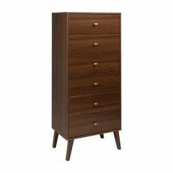 Prepac Milo Cherry Pine Contemporary 6-Drawer Tall Chest -Prepac Shop 330928841 MainImage 001