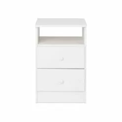 Prepac Astrid 2-Drawer White Pine Nightstand -Prepac Shop 330981237 AlternateImage2
