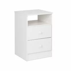 Prepac Astrid 2-Drawer White Pine Nightstand -Prepac Shop 330981237 MainImage 001