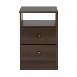 Prepac Astrid 2-Drawer Espresso Pine Nightstand -Prepac Shop 330981244 AlternateImage2