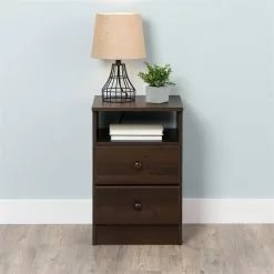 Prepac Astrid 2-Drawer Espresso Pine Nightstand -Prepac Shop 330981244 AlternateImage5