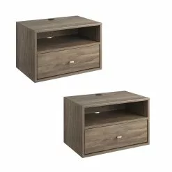 Prepac Drifted Grey Pine Nightstand - Set Of 2 -Prepac Shop 331062700 MainImage 001