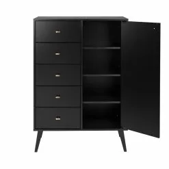 Prepac Milo Black Pine 5-Drawer Combo Dresser 15 Prepac Milo Black Pine 5-Drawer Combo Dresser -Prepac Shop 331062705 AlternateImage1