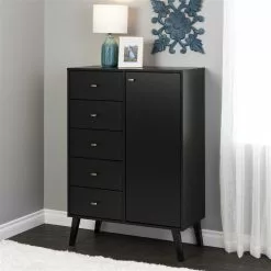 Prepac Milo Black Pine 5-Drawer Combo Dresser 16 Prepac Milo Black Pine 5-Drawer Combo Dresser -Prepac Shop 331062705 AlternateImage5