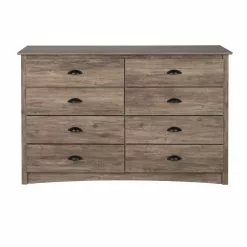 Prepac Salt Spring Drifted Grey Pine 8-Drawer Double Dresser -Prepac Shop 331062709 MainImage 001